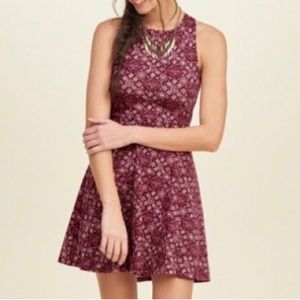 Hollister Skater Floral Dress